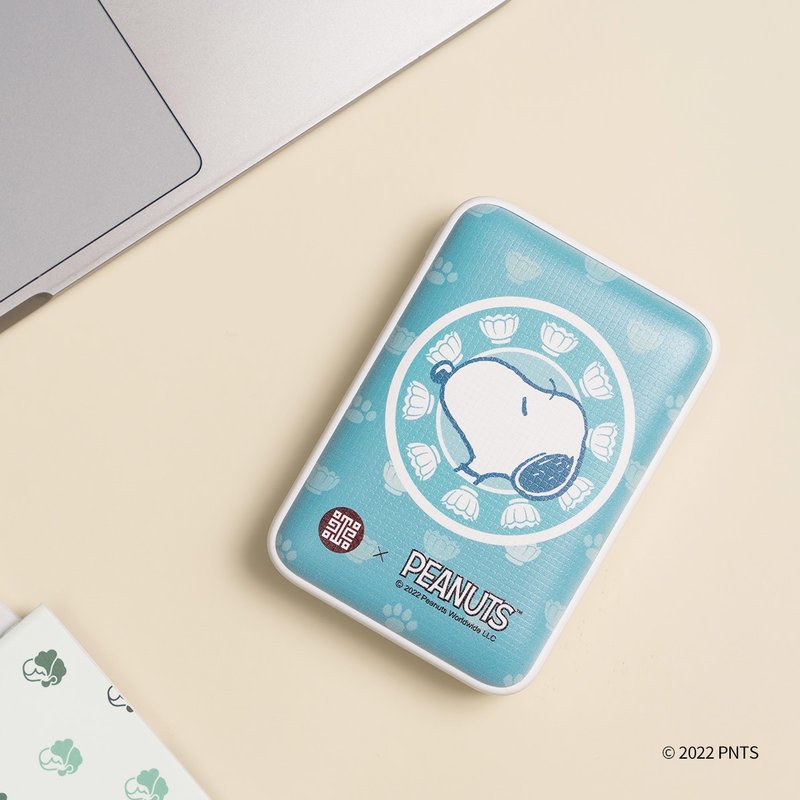 【预购】故宫 x Snoopy 行动电源 相遇青瓷莲花式温碗 - 充电宝/传输线 - 其他材质 蓝色