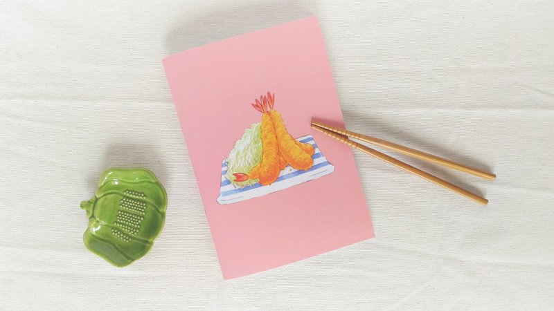 炸虾空白笔记本 - 笔记本/手帐 - 纸 粉红色