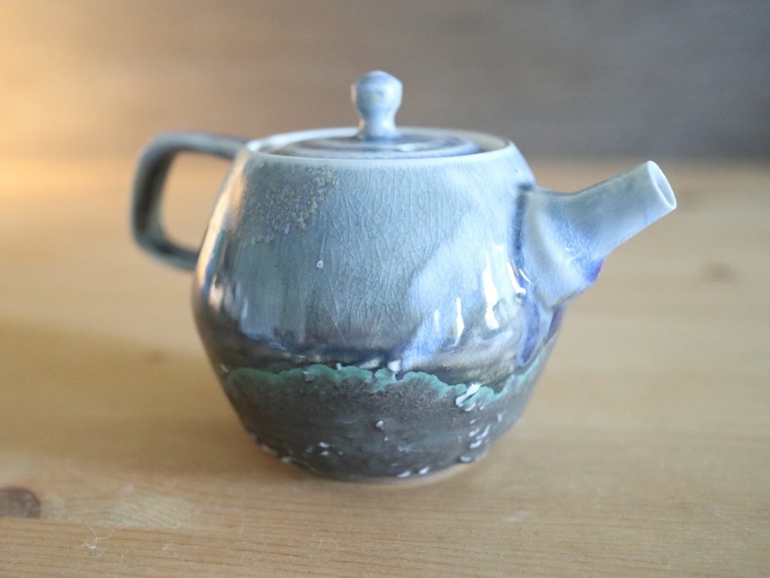 柴烧茶壶_TC - 茶具/茶杯 - 瓷 蓝色