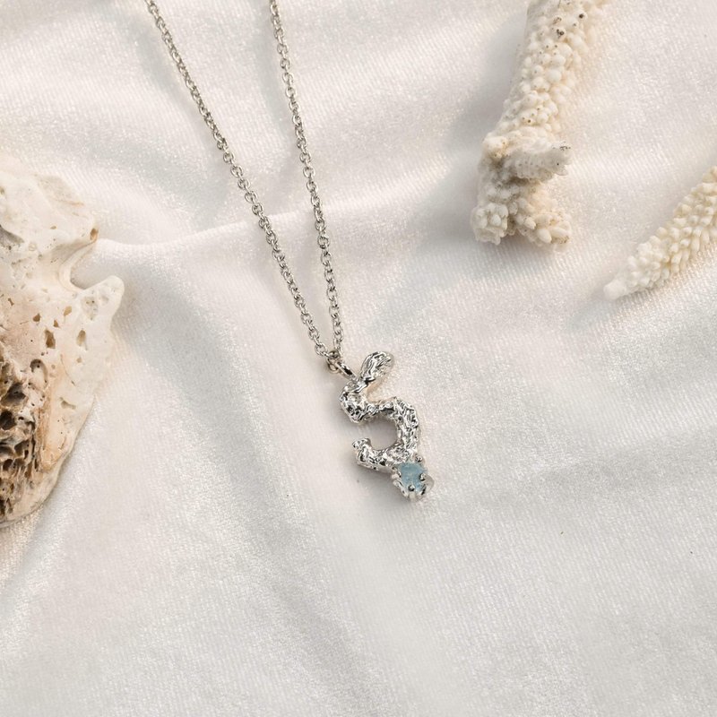 Alphabet pendant S letter - 项链 - 铜/黄铜 
