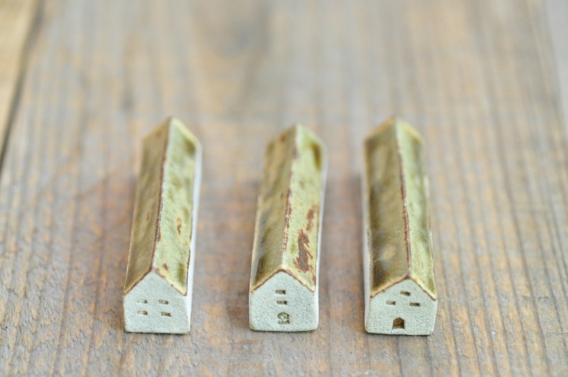 A little house / yellow - 筷子/筷架 - 陶 黄色