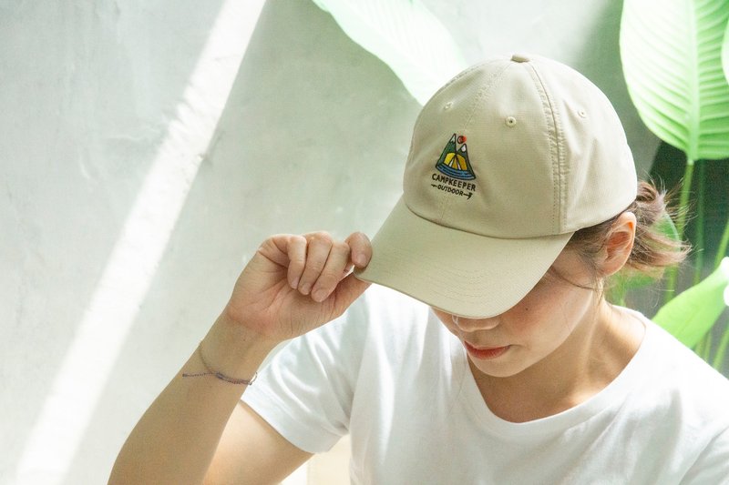 CAMPKEEPER EMERGE - 逐露崛起 经典棒球帽 - 卡其 - 帽子 - 聚酯纤维 卡其色