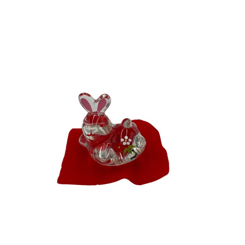 【招福干支】开运干支 生肖兔 缘起物 来福兔 R140 - 摆饰 - 其他材质 白色