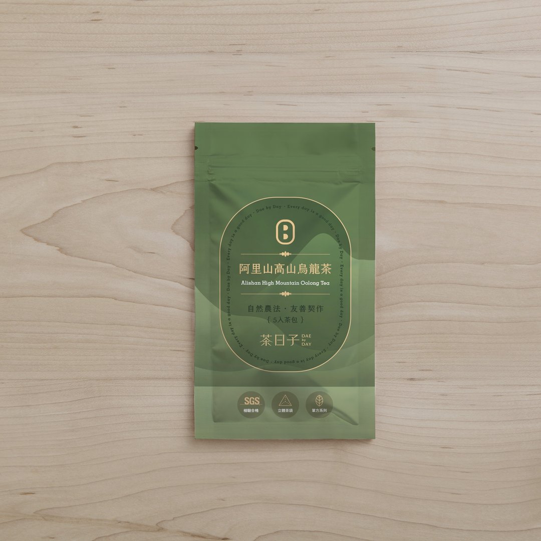 【茶包】爱上一座山  | 阿里山高山乌龙茶 随手包 (茶包 5 入/包) - 茶 - 新鲜食材 绿色