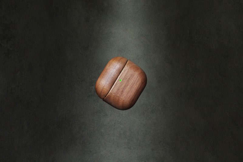 UNIC经典原木Airpods 4保护壳/Airpods(第4代)耳机壳【可定制化】 - 耳机收纳 - 木头 咖啡色