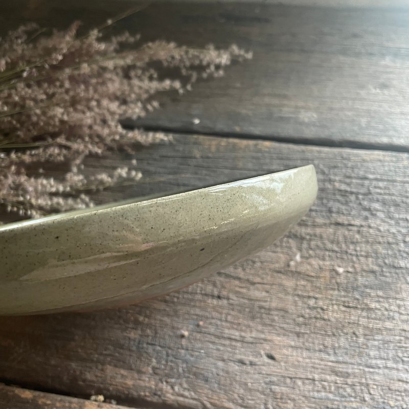 青瓷大盘 - 盘子/餐盘/盘架 - 陶 绿色