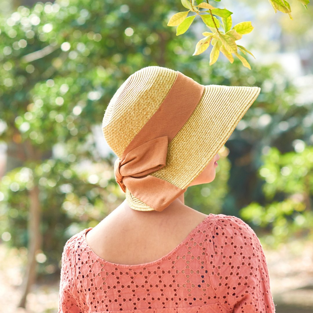 UV Protect Women's Sun Hat with Anti-Bacterial & Anti-Odor - 帽子 - 其他材质 橘色