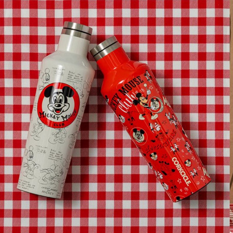 【出清5折】CORKCICLE 米老鼠俱乐部 三层真空易口瓶 475ML-共两 - 保温瓶/保温杯 - 其他材质 多色
