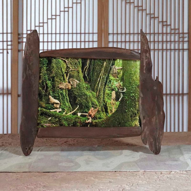 漂流木相框 照片框 相框 漂流木艺术 木制摆饰 自然艺术 106 - 画框/相框 - 木头 咖啡色