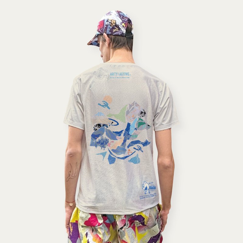 FRAGMENTED SPORTIVA系列 休闲 / 专业户外运动 环保物料 TEE - 女装 T 恤 - 其他材质 白色