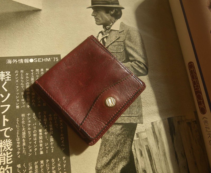 【老时光 OLD-TIME】早期二手老包德国GOLD PFEIL零钱包 - 收纳用品 - 其他材质 多色