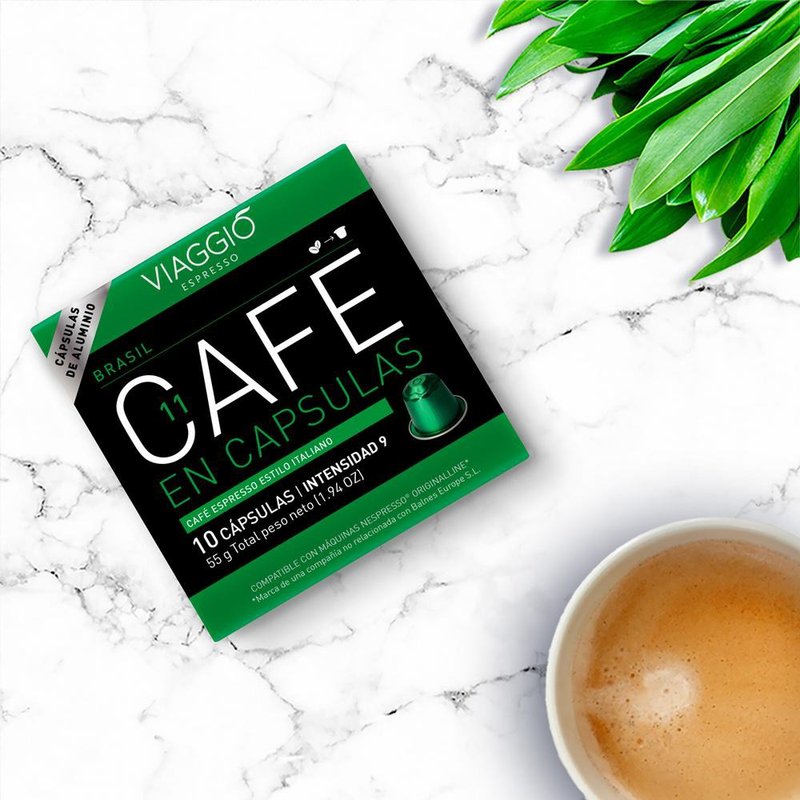 【Nespresso机适用】Viaggio Espresso NE11 巴西咖啡胶囊咖啡 - 咖啡 - 浓缩/萃取物 绿色