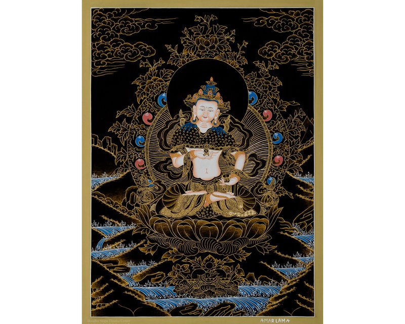 金刚萨埵唐卡 | 西藏金刚萨埵艺术 | 佛教画作 - 墙贴/壁贴 - 其他材质 多色