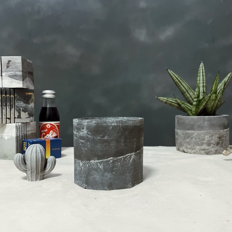 · 卖花的女鹅 手作环保泥盆 ·  五款  · - 植栽/盆栽 - 水泥 