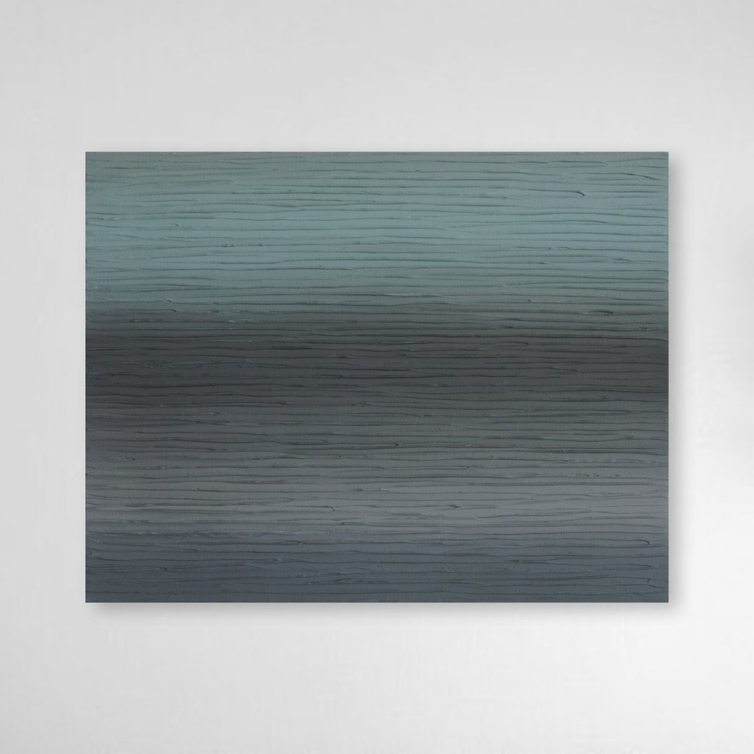 【包邮】绘画 抽象画 风景 黑色 蓝色 艺术 渐层 - 海报/装饰画/版画 - 压克力 黑色