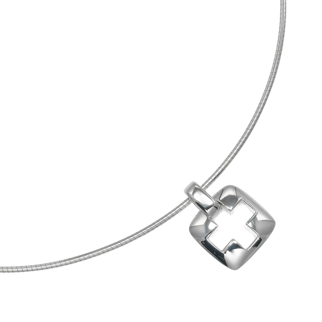 [日本直送] Tiffany & Co.耳针十字架项链 925银约 7.2 克 女款 [二手] - 项链 - 银 银色