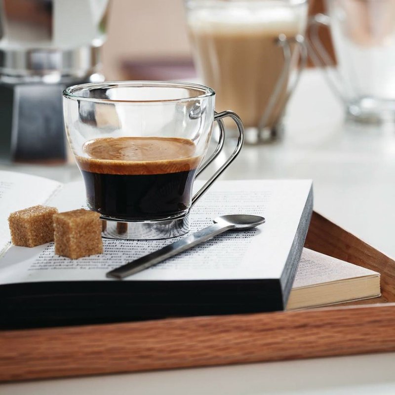 Bormioli Rocco Oslo系列 强化玻璃咖啡杯 两种尺寸 - 玻璃杯 - 玻璃 透明