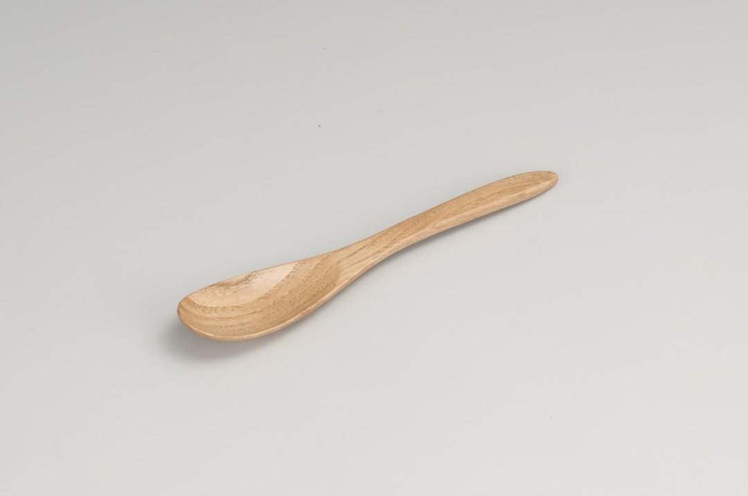 Chestnut teaspoon natural - 餐刀/叉/匙组合 - 木头 卡其色