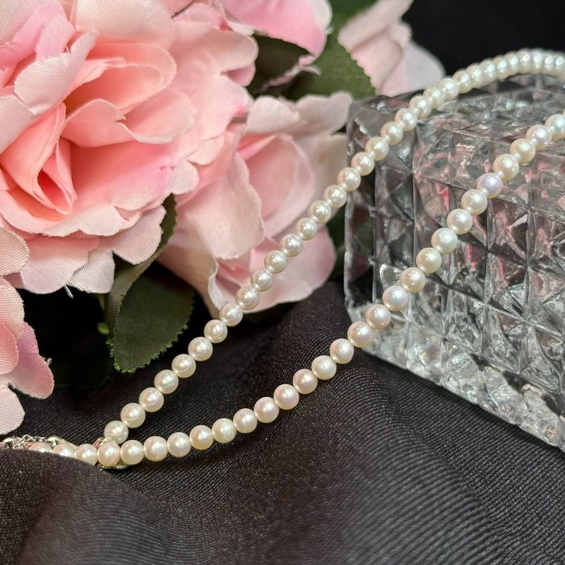 极光无暇宝宝珍珠 - 项链 - 珍珠 白色