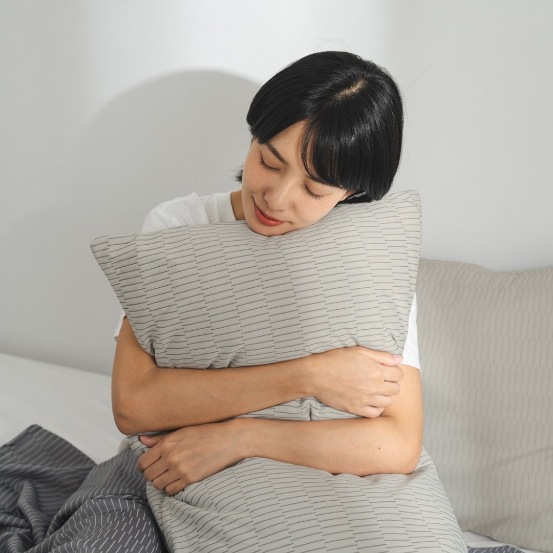 冻织冰凉枕头套 (1 入) | 长效抗菌、消臭、抑制病毒、亲肤抗敏 - 寝具 - 尼龙 灰色