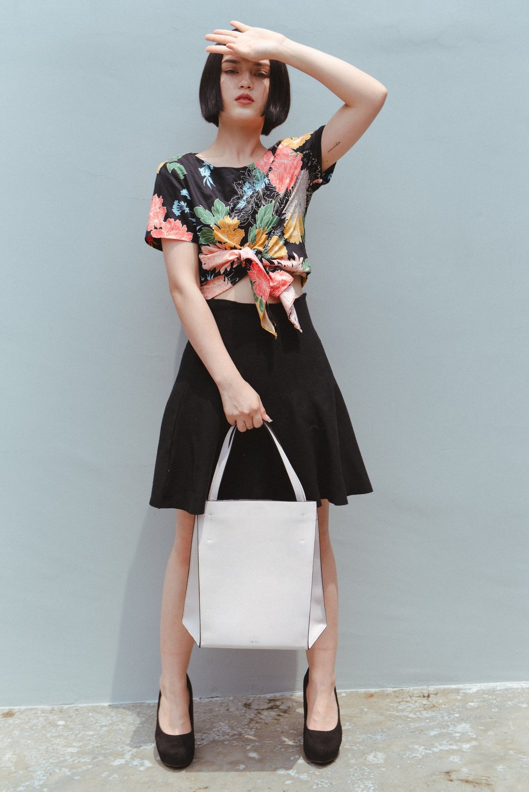 Dash Tote Bag in Baby Pink - 手提包/手提袋 - 真皮 粉红色