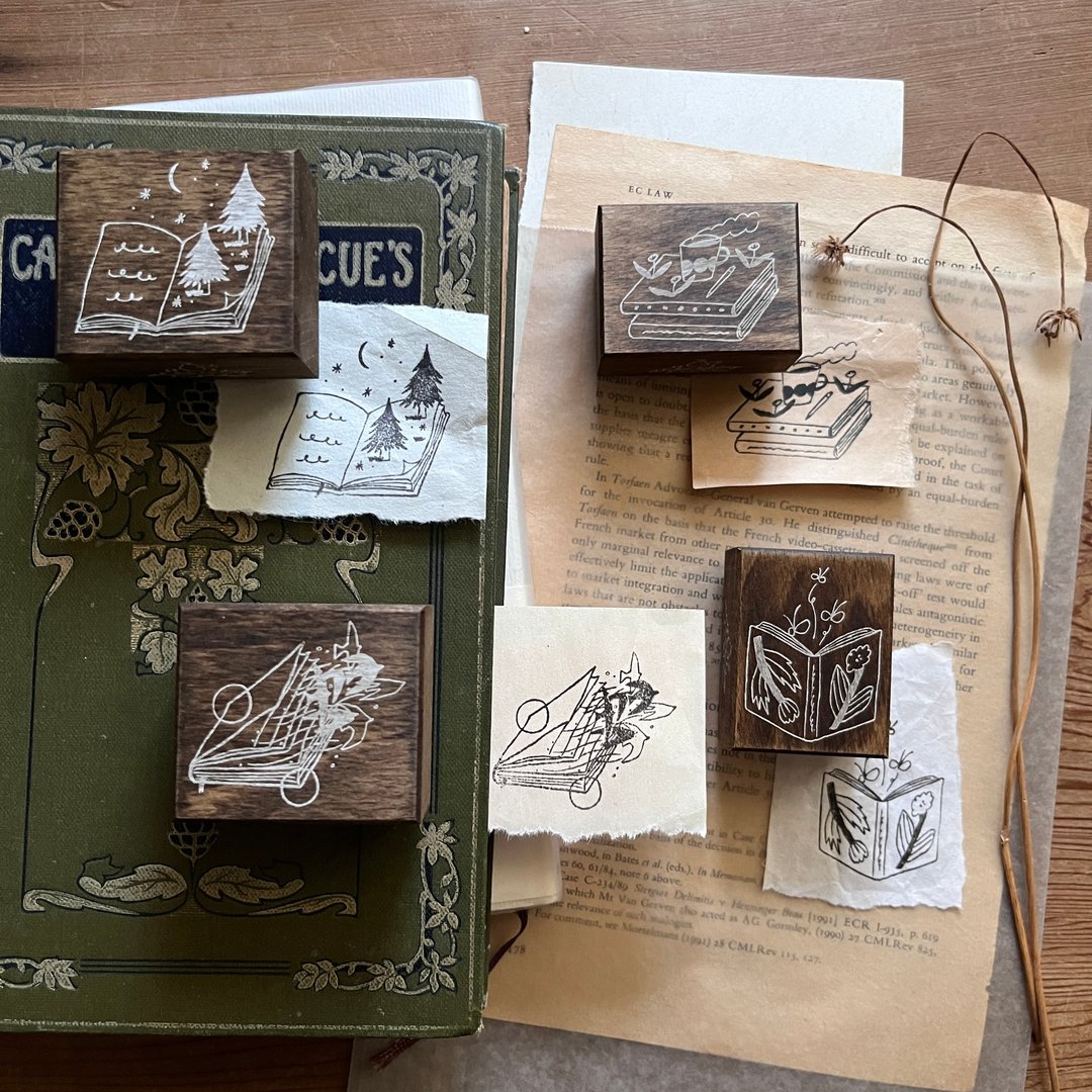 柔软的故事 Soft Story - 木制印章 wooden stamps - 印章/印台 - 木头 