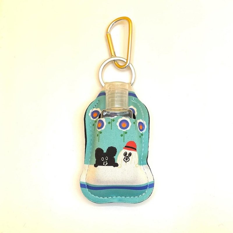 随身干洗手液吊挂收纳袋 - 蓝色 - 其他 - 聚酯纤维 