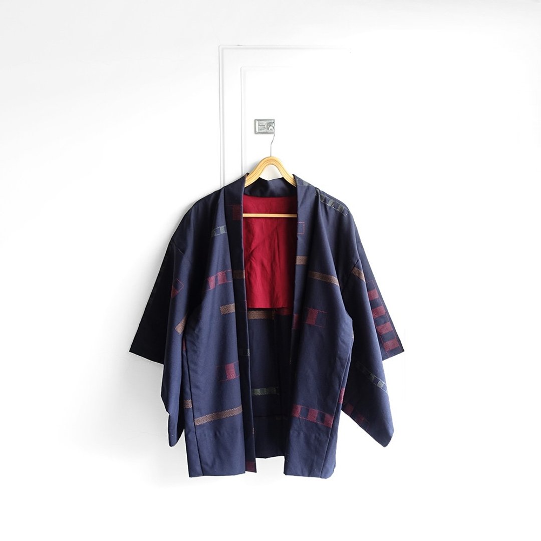 │Slowly│日本古董-轻和服外套N8│古着.vintage.复古.文艺. - 女装休闲/机能外套 - 其他材质 多色