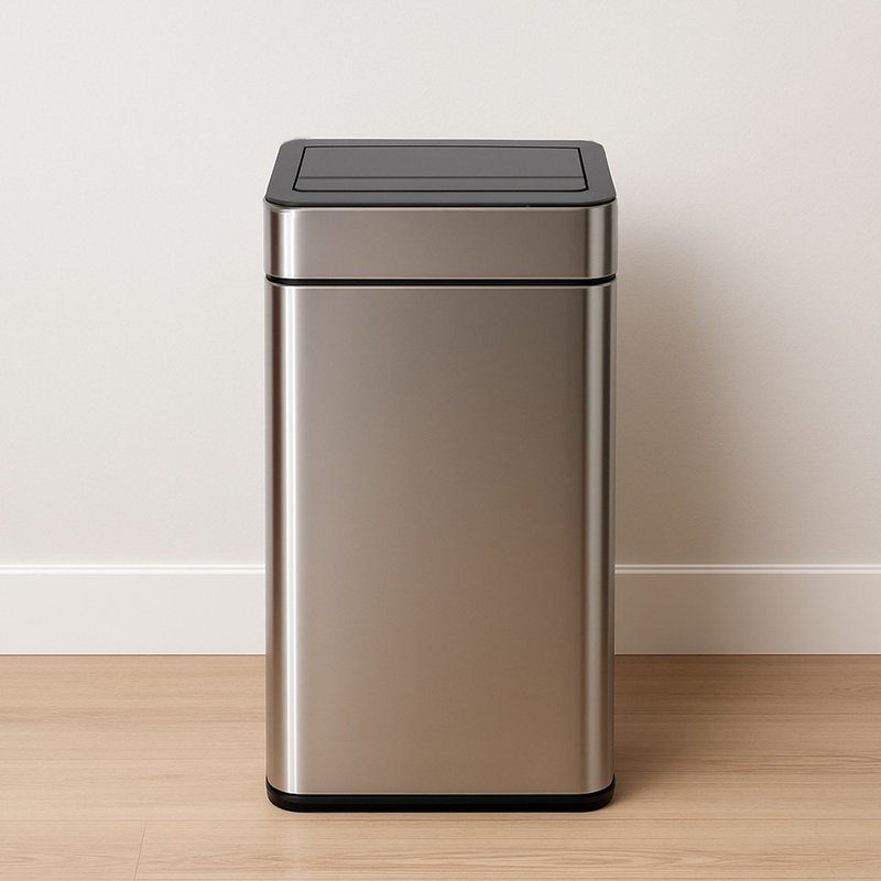 ELPHECO 40L 不锈钢双开除臭炫光感应垃圾桶 ELPH238DU - 垃圾桶 - 其他材质 