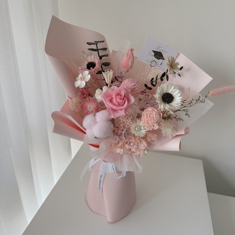 SEE 看见花艺设计 |向日葵 |毕业 |梦想花开不凋扩香花束 - 干燥花/捧花 - 植物．花 