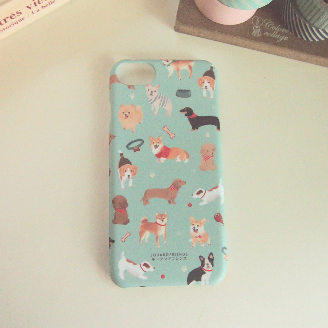 我家小狗 iPhone 6/6s /iPhone 7 3D手机壳 - 手机壳/手机套 - 塑料 蓝色