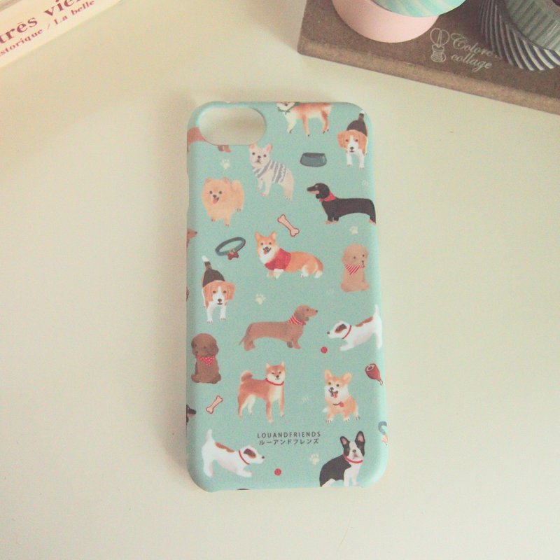 我家小狗 iPhone 6/6s /iPhone 7 3D手机壳 - 手机壳/手机套 - 塑料 蓝色