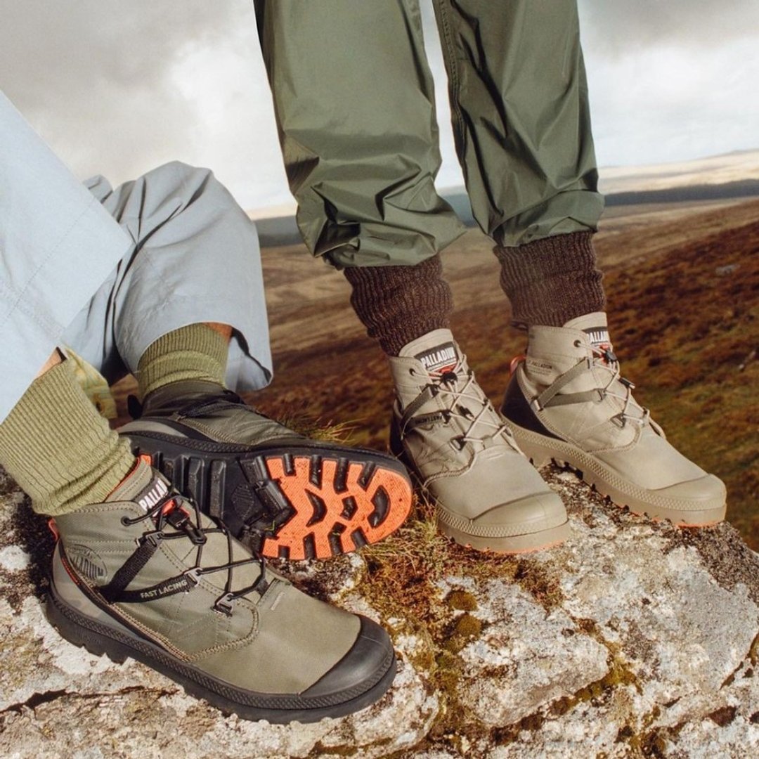 【新品上架】【单件9折】PALLADIUM PAMPA 抽绳防水靴 77238 - 男款休闲鞋 - 尼龙 