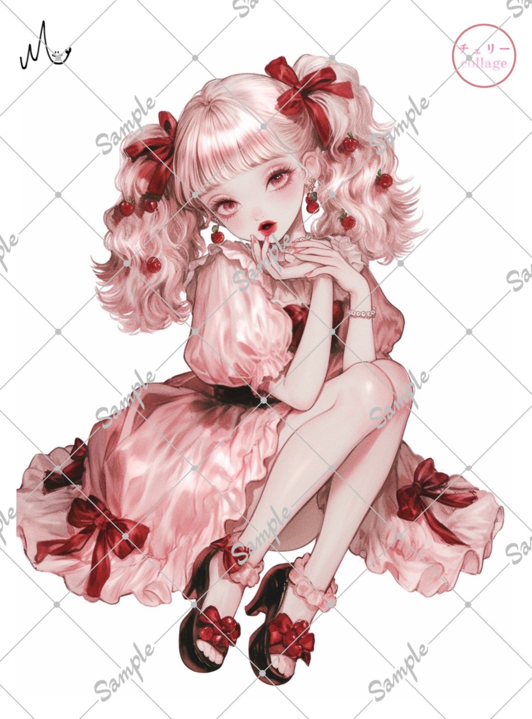 原创角色贴纸 Cherry 系列限时优惠至 5 月 10 日 - 贴纸 - 纸 
