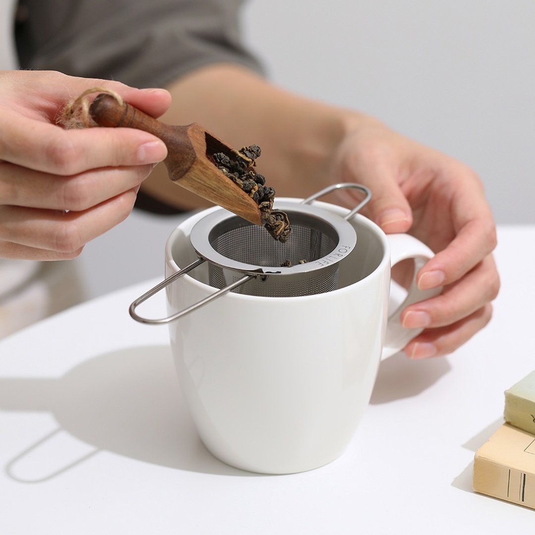 【节日送礼】美国 FORLIFE  不锈钢折叠携带滤网 - 茶具/茶杯 - 不锈钢 银色