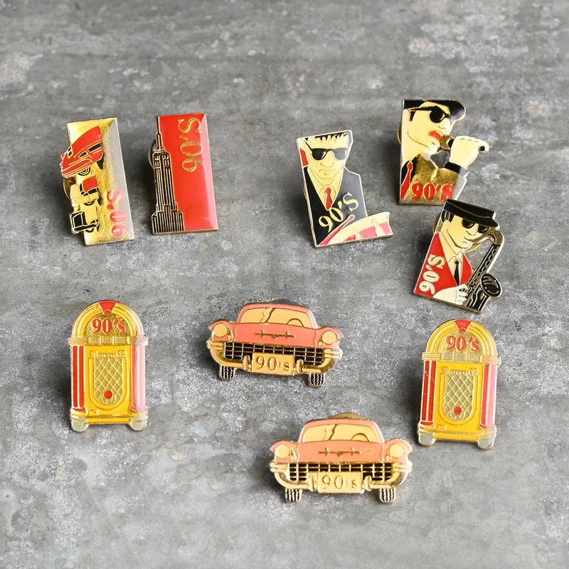 Vintage Pins 复古别针 / Vintage 古着 - 徽章/别针 - 其他金属 多色