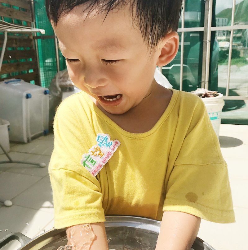 圣灵小果子 信望爱 FAITH HOPE LOVE 刺绣别针/烫贴绣片 福音商品 交换礼物 - 胸针 - 绣线 粉红色