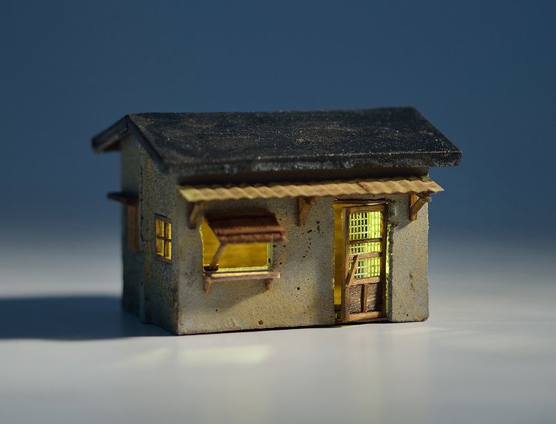 水泥老屋创作--金瓜石小屋(订制) - 摆饰 - 水泥 咖啡色