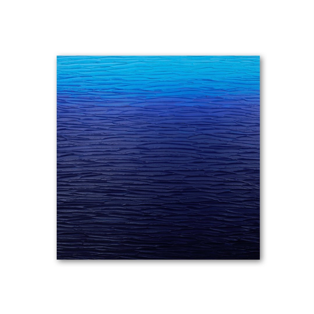 【海洋】蓝色压克力画/日本制装饰画/装饰布置/渐变/放松 - 插画/绘画/写字 - 压克力 蓝色