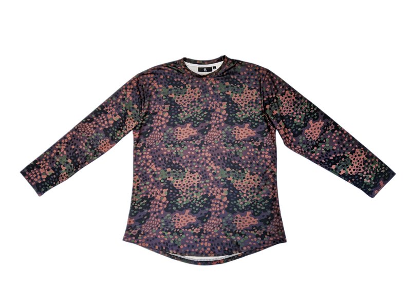 德国黑森林迷彩 机能长袖 - 男装上衣/T 恤 - 聚酯纤维 咖啡色