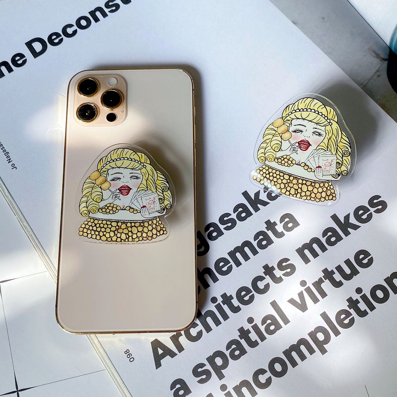 尤物地瓜球 造型手机支架 - 手机配件 - 塑料 黄色