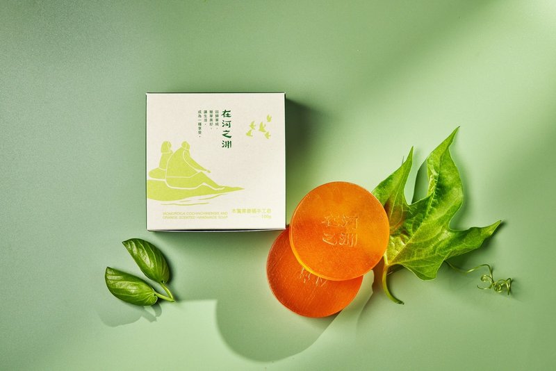 木鳖果香橘手工皂 - 肥皂/手工皂 - 其他材质 橘色