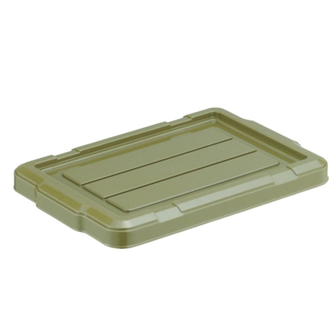 【Trusco】塑胶收纳盒-上盖 13.3、24L - 收纳用品 - 塑料 绿色