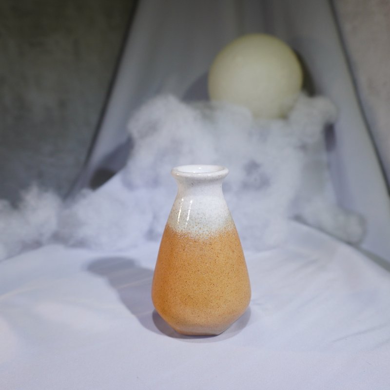 黄昏六角小花瓶-容量约100ml - 花瓶/陶器 - 陶 多色
