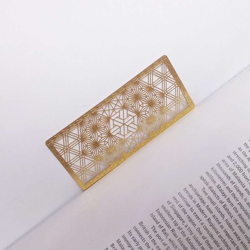 组子细工书签-繁花锦簇 - 书签 - 铜/黄铜 