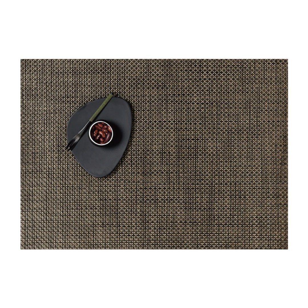 篮网编织 Basketweave 餐垫36×48 cm(地球棕/Earth) - 餐垫/桌巾 - 硅胶 咖啡色
