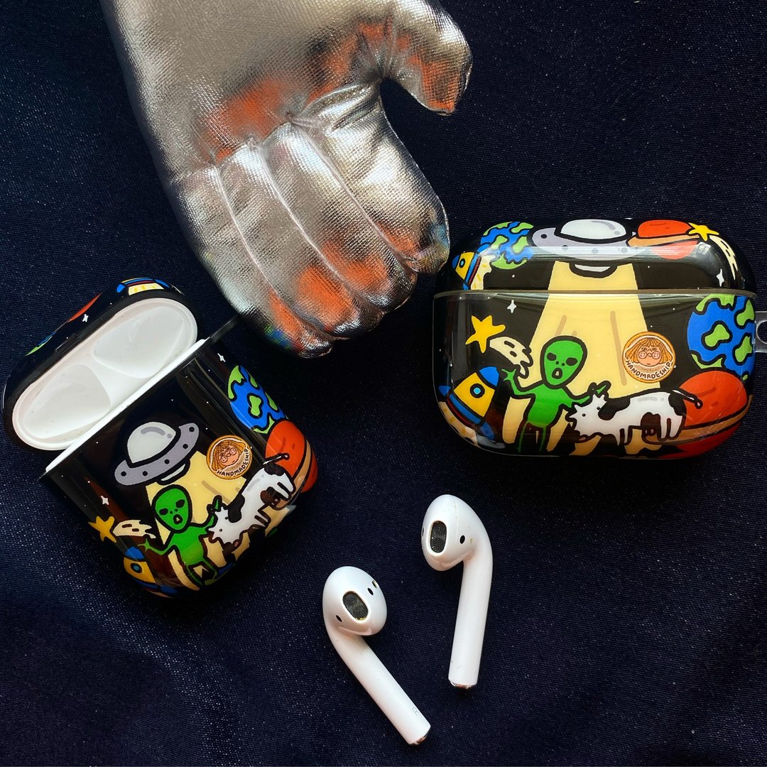 外星人接触Airpods/Airpods pro Case/耳机保护壳 - 耳机 - 塑料 
