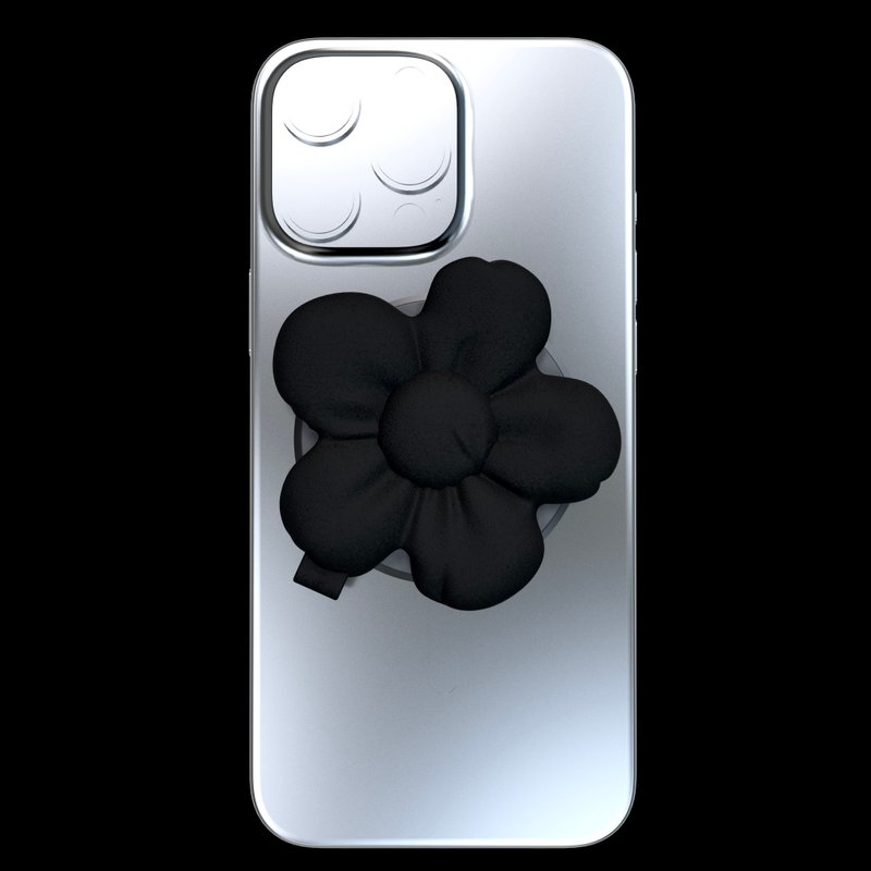 花花手机支架 Plum Blossom Phone Stand - 手机座/防尘塞 - 其他材质 黑色