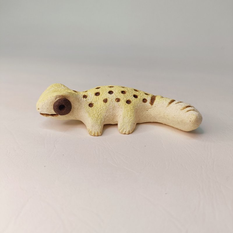 守宫/磁吸陶塑公仔/原创 - 玩偶/公仔 - 陶 