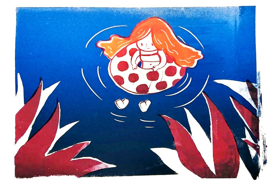 人生海海-插画明信片 - 卡片/明信片 - 纸 蓝色